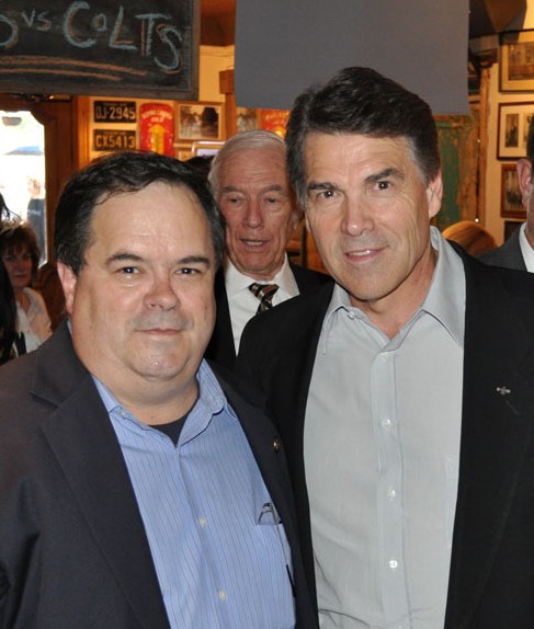 Governor Perry with TGV Blogger Bob Price
